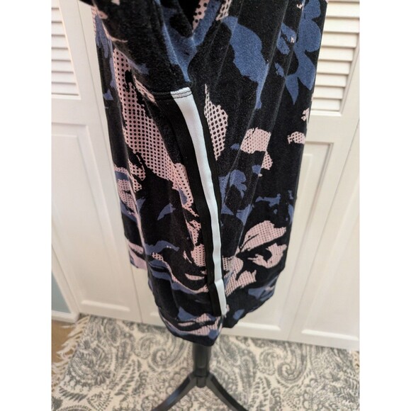 Calvin Klein Performance Stretch Top Women's 2X Black Pink Abstract Athleisure - Picture 5 of 10